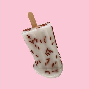 Melting Popsicle Art Piece - COCONUT